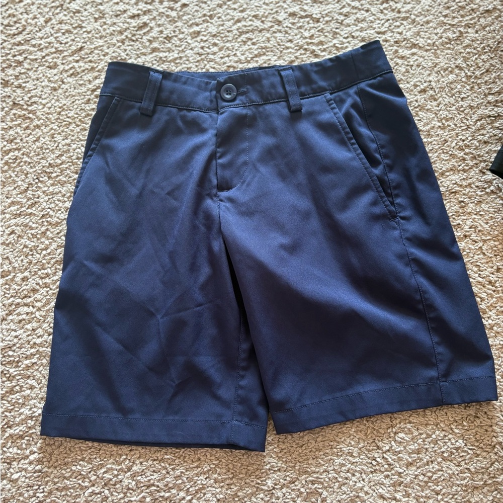 Boy’s Under Armour Navy Blue Athletic Shorts